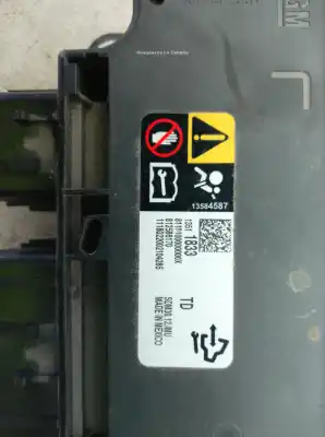 Peça sobressalente para automóvel em segunda mão centralina de airbag por opel corsa e (x15) 1.4 turbo (08 68) referências oem iam 13511833  