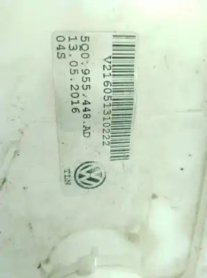Second-hand car spare part windscreen washer bottle for seat leon (5f1) 2.0 tdi oem iam references 5q0955448ad  