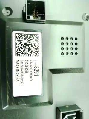 Second-hand car spare part multifunction display for opel mokka / mokka x (j13) 1.6 cdti 4x4 (_76) oem iam references 42498391  