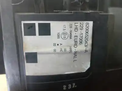 Second-hand car spare part left headlight for renault modus / grand modus (f/jp0_) 1.5 dci (fp0e. jp0e) oem iam references 8200652043  