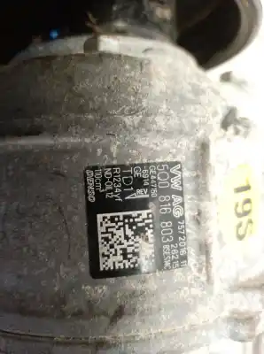 Peça sobressalente para automóvel em segunda mão compressor de ar condicionado a/a a/c por seat ateca (kh7) 1.0 tsi referências oem iam 5q0816803  