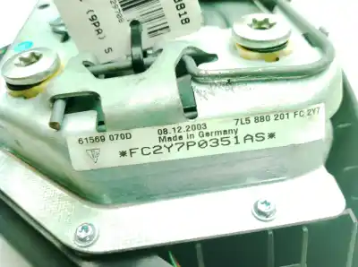 Автозапчастина б/у передня подушка безопасности для porsche cayenne (typ 9pa) turbo s посилання на oem iam fc2y7p0351as  