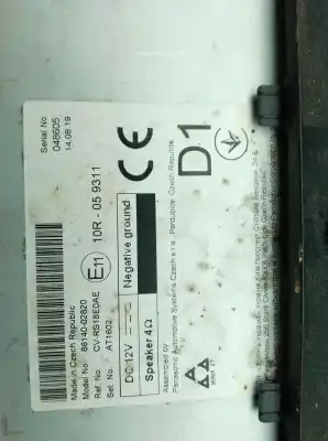 Second-hand car spare part multifunction display for toyota corolla sedán (_e21_) 1.8 vvti hybrid (mzea12 zre211 zwe211) oem iam references 8614002820  