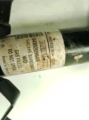 Автозапчастина б/у передній амортизатор для dacia dokker 1.6 cat (bivalent. gasolina / gpl) посилання на oem iam 543020964r  