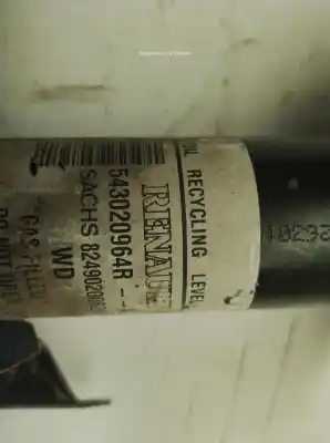 Автозапчастина б/у передній амортизатор для dacia dokker 1.6 cat (bivalent. gasolina / gpl) посилання на oem iam 543020964r  