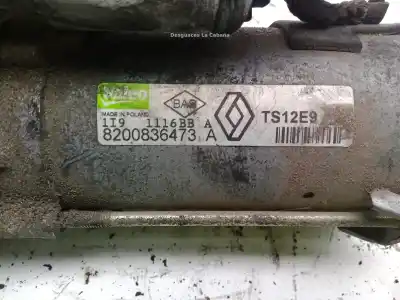 Peça sobressalente para automóvel em segunda mão motor de arranque por renault 7866 k9kg832 referências oem iam 8200836473a  