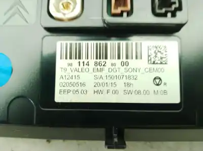 Pezzo di ricambio per auto di seconda mano sistema di navigazione gps per peugeot 308 sw ii (lc_, lj_, lr_, lx_, l4_) 1.6 hdi / bluehdi 115 (lcbhxm lcbhxt) riferimenti oem iam 9811486280  