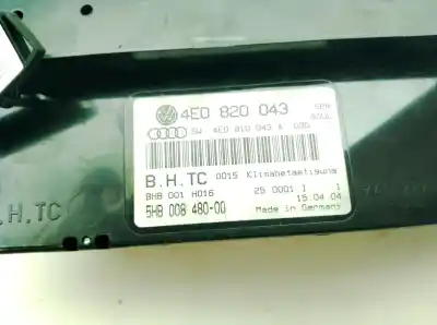 Pezzo di ricambio per auto di seconda mano controllo riscaldamento / aria condizionata per audi a8 (4e2) 3.7 quattro riferimenti oem iam 4eo820043  