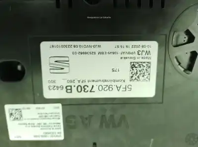 Peça sobressalente para automóvel em segunda mão quadrante por seat leon (kl1) 1.0 tsi referências oem iam 5fa920730b  