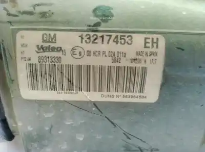 Pezzo di ricambio per auto di seconda mano faro anteriore sinistro per opel corsa d (s07) 1.3 cdti (l08 l68) riferimenti oem iam 93189361  