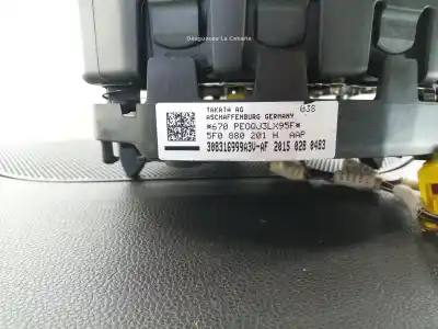 Second-hand car spare part airbag kit for seat leon (5f1) 1.2 tsi 86 cv / 63 kw oem iam references 5f0880201h  