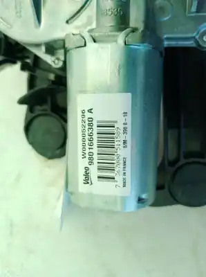 Second-hand car spare part rear windshield wiper motor for citroen c4 cactus 1.2 thp 110 oem iam references 9801666380a  