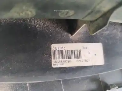 Second-hand car spare part left tailgate light for dacia duster 1.5 dci diesel fap cat oem iam references 265551679r  