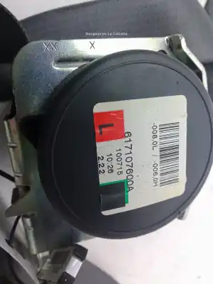 Peça sobressalente para automóvel em segunda mão cinto de segurança dianteiro esquerdo por opel 5598 z 12 xep referências oem iam   