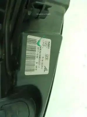 Second-hand car spare part left headlight for opel combo furgón ranchera familiar x12 1.6 cdti b05 oem iam references 51909056  