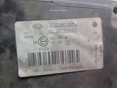Автозапчастина б/у ліва фара для vw passat b6 (3c2) 2.0 tdi 16v 4motion посилання на oem iam   