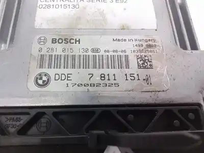 Peça sobressalente para automóvel em segunda mão centralina de motor uce por bmw 5389 sinvalor referências oem iam 0281015130  