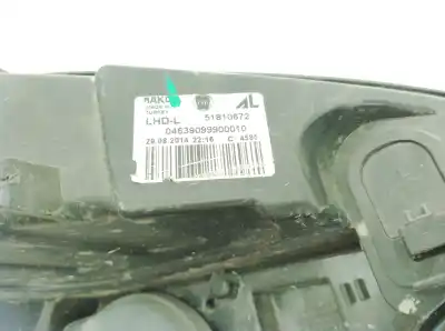Автозапчастина б/у ліва фара для fiat doblo furgón ranchera familiar 263_ 1.6 d multijet посилання на oem iam 51810672  