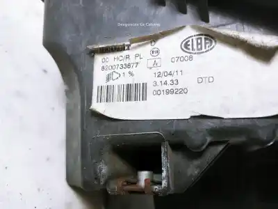 Pezzo di ricambio per auto di seconda mano faro anteriore destro per dacia 7539  riferimenti oem iam 8200733877  