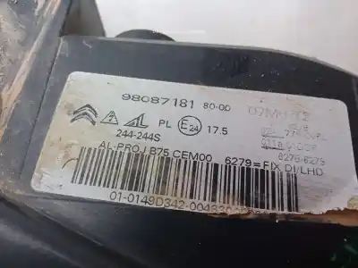 Автозапчастина б/у права фа для citroen ds4 / ds4 crossback (nx desde 09/2015) 1.2 turbo посилання на oem iam 98087181  