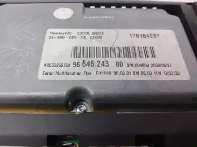 Pezzo di ricambio per auto di seconda mano pannello degli strumenti per citroen 4904 rhk dw10uted4 riferimenti oem iam   