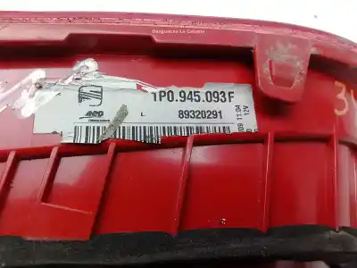 Second-hand car spare part interior left tailgate light for seat 5431 sinvalor oem iam references 1p0945093f  