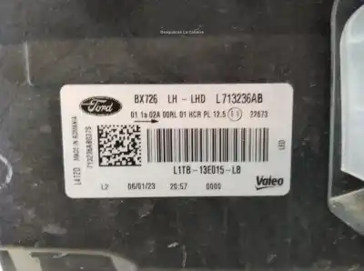 İkinci el araba yedek parçası sol far için ford puma (j2k, cf7) 1.0 ecoboost mhev híbrido (gasolina) 2021 5p oem iam referansları l1tb13e015lb  
