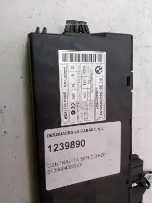 Peça sobressalente para automóvel em segunda mão centralina de motor uce por bmw 5389 sinvalor referências oem iam 6135694383001  