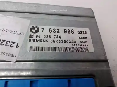 Peça sobressalente para automóvel em segunda mão centralina de motor uce por volkswagen 5083 sinvalor referências oem iam 96025744  