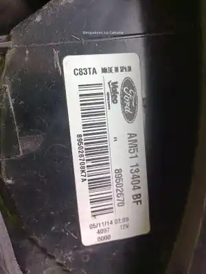 Peça sobressalente para automóvel em segunda mão farolim traseiro esquerdo por ford 8995 sinvalor referências oem iam am5113405bf  