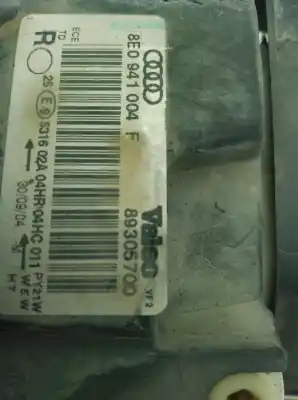 Автозапчастина б/у права фа для audi a4 b6 avant (8e5) 1.9 tdi посилання на oem iam 8e0941030c  