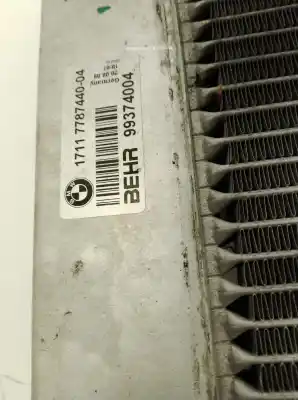 Peça sobressalente para automóvel em segunda mão radiador de água por bmw 5 (e60) 520 d referências oem iam 17117787440  
