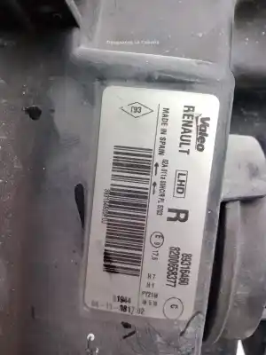 Автозапчасти б/у правая фара за renault modus / grand modus (f/jp0_) 1.5 dci (fp0e. jp0e) ссылки oem iam 7701069732  