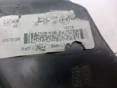 Second-hand car spare part left headlight for ford 9155 m1dd oem iam references   