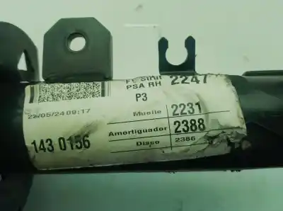 Pièce détachée automobile d'occasion amortisseur avant pour citroen c3 aircross ii (2r_, 2c_) 1.5 bluehdi 110 références oem iam 9827238880  