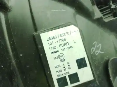 Second-hand car spare part left headlight for renault kangoo express fw0 1_ 1.5 dci 75 oem iam references 260602665r, 260607383r  