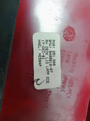 Peça sobressalente para automóvel em segunda mão farolim interior traseiro direito por bmw 4343 sinvalor referências oem iam 840901207  