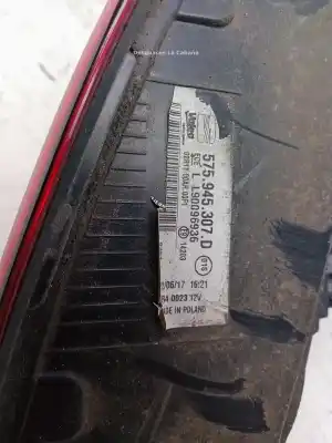 Pièce détachée automobile d'occasion feu arrière gauche intérieur pour seat ateca (kh7, khp) 1.4 tsi références oem iam 575945307d  