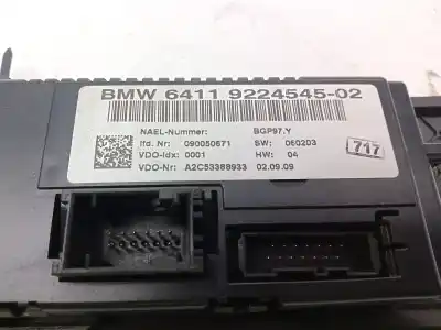 Peça sobressalente para automóvel em segunda mão comando de sofagem (chauffage / ar condicionado)  por bmw 3 e90 320 d referências oem iam 64119199260  