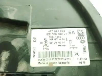 Second-hand car spare part left headlight for audi a6 c6 (4f2) 2.0 tdi oem iam references 4f0941003ea  