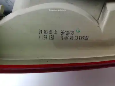Peça sobressalente para automóvel em segunda mão farolim traseiro esquerdo por bmw 3 e90 320 d referências oem iam 7154153  