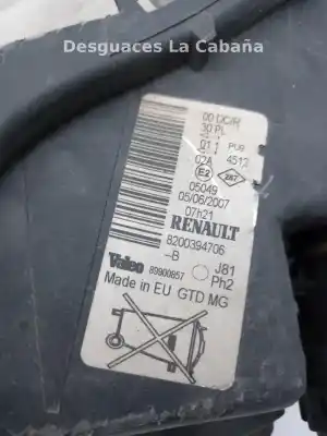 Peça sobressalente para automóvel em segunda mão farol / farolim esquerdo por renault 4932 g9tj742 referências oem iam 8200394706  