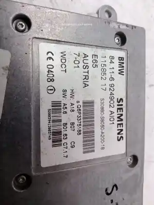 Peça sobressalente para automóvel em segunda mão centralina de motor uce por bmw 4816 sinvalor referências oem iam 84116924902  