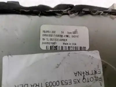 Second-hand car spare part right tailgate light for bmw 4343 sinvalor oem iam references 63217158388  