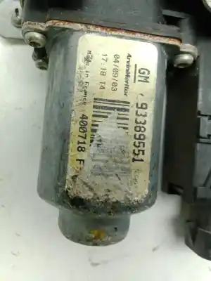 Peça sobressalente para automóvel em segunda mão elevador de vidros dianteira esquerda por opel 4926 z16xep referências oem iam 93389551  