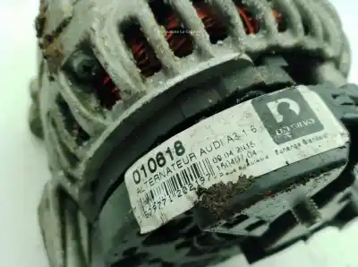 Peça sobressalente para automóvel em segunda mão alternador por audi a4 b7 (8ec) 2.0 tdi 16v referências oem iam 06f903023f  