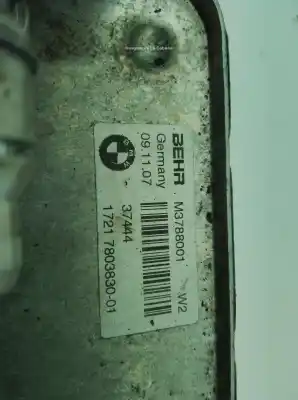 Peça sobressalente para automóvel em segunda mão radiador de óleo do motor por bmw 5 (e60) 530 d xdrive referências oem iam m3788001  