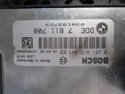 Peça sobressalente para automóvel em segunda mão centralina de motor uce por bmw serie 1 coupe (e82) 2.0 120d referências oem iam bosch/0281015075  