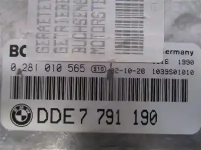 Second-hand car spare part ecu engine control for bmw serie 3 compacto (e46) 2.0 320td oem iam references tg156012  