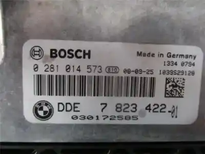Second-hand car spare part ecu engine control for bmw serie 1 berlina (e81/e87) 2.0 118d oem iam references 0281014573  